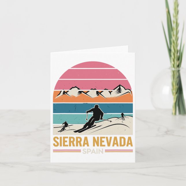 Carte Sierra Nevada Espagne (Devant)