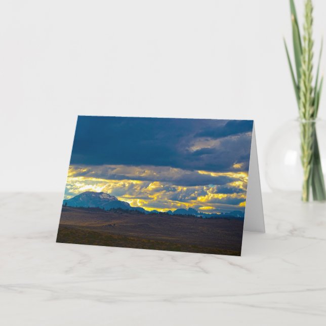 Carte Sierra Nevada HDR (Devant)