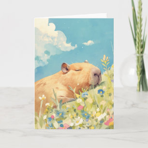 Carte Sieste de Capybara