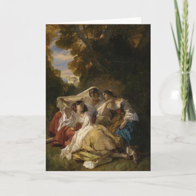Carte Sièste de La de Franz Xaver Winterhalter- (Devant)