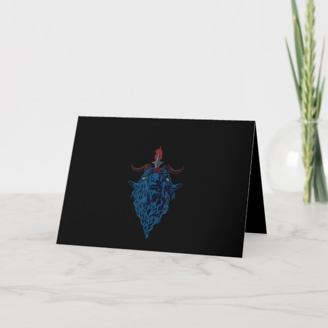 Carte Sigil De Baphomet Chèvre De Mendes Satan Dark Goth (Devant)