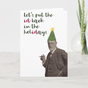Carte Sigmund Freud Funny Holiday
