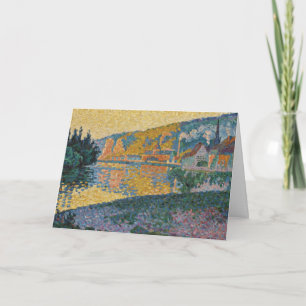 Carte Signac - The Andelys, Setting Sun, Opus 135