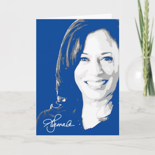 Carte Signature Kamala Harris (Devant)