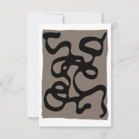 Signaux éloignés : Noir Abstrait et gris