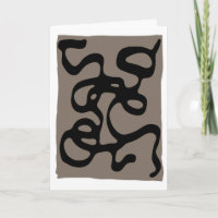 Signaux éloignés : Noir Abstrait et gris