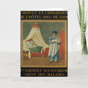 Carte Signe annonçant les services d'une sage-femme