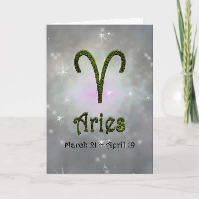 Carte Signe astrologique Zodiac couleur Pick (Devant)