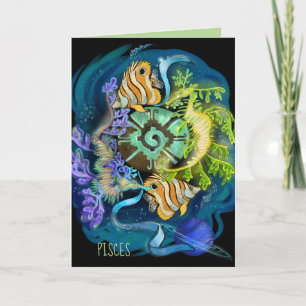 Carte SIGNE Zodiaque Pisces