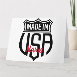 Carte Signet Fabriqué aux États-Unis Thunder_Cove