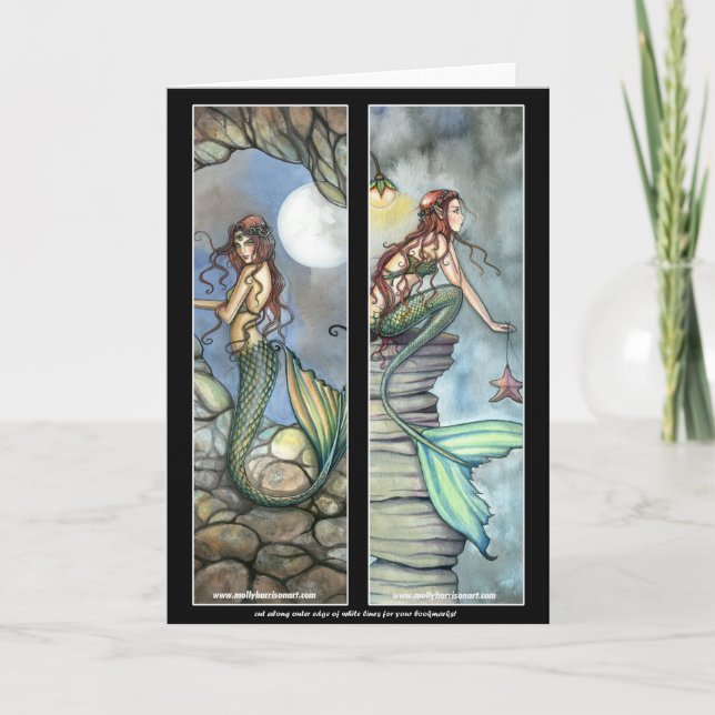 Carte signet Sirène par Molly Harrison (Devant)