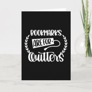 Carte Signets pour Quitters