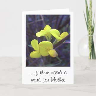 Carte … s'il n'y avait pas un mot pour la mère