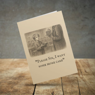 Carte "S'Il Vous Plaît Monsieur, Je Veux Un Peu Plus De