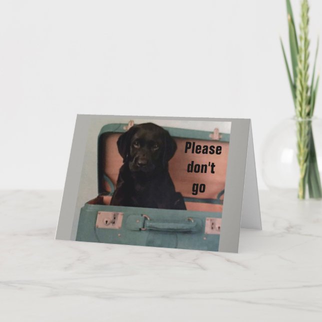 CARTE **S'IL VOUS PLAÎT N'Y ALLEZ PAS** DEVONS-NOUS DIRE (Devant)