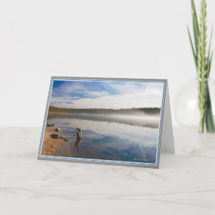 Carte Silence : Étang de Walden--converser avec l'âme