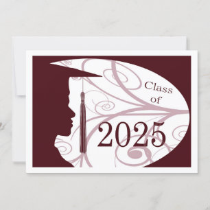 Carte Silhouette 2025 pour homme blanc et noir