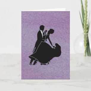 Carte Silhouette Dancers