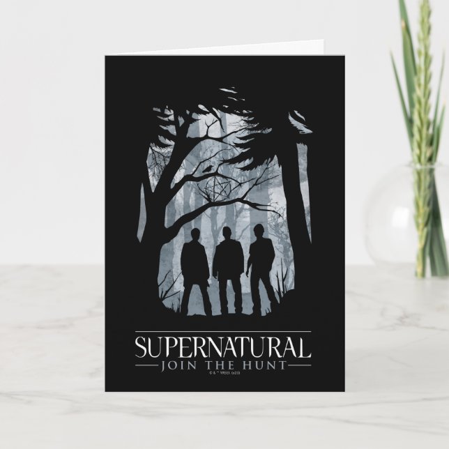Carte Silhouette de la forêt surnaturelle (Devant)