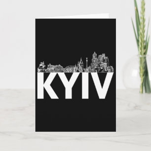 Carte Silhouette de la ligne d'horizon de la ville de Ki