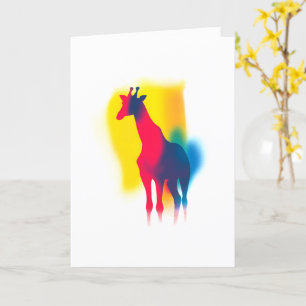Carte Silhouette de peinture peinture en vaporisateur co