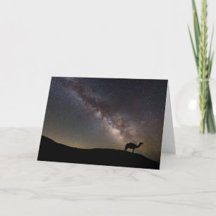 Carte Silhouette et Milkyway de chameau