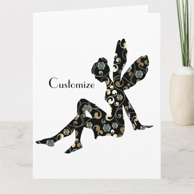 Carte Silhouette fée Thunder_Cove (Devant)