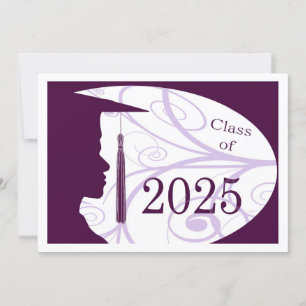 Carte Silhouette homme blanc et violet 2025