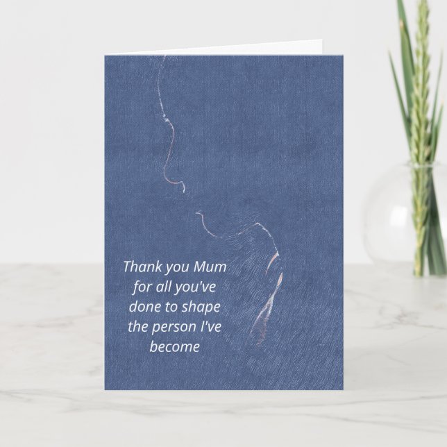 Carte Silhouette Mother’s Day card (Devant)