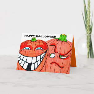 Carte SILLY CITROUILLE HALLOWEEN