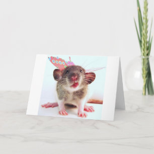 Carte Silly Flutterby Rat