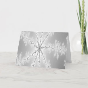 Carte Silver Snowflake