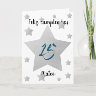 Invitations Faire Part Cartes Joyeux Anniversaire Espagnole Zazzle Fr