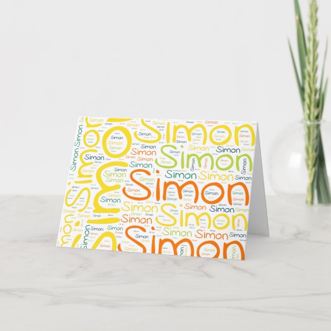 Carte Simon (Devant)