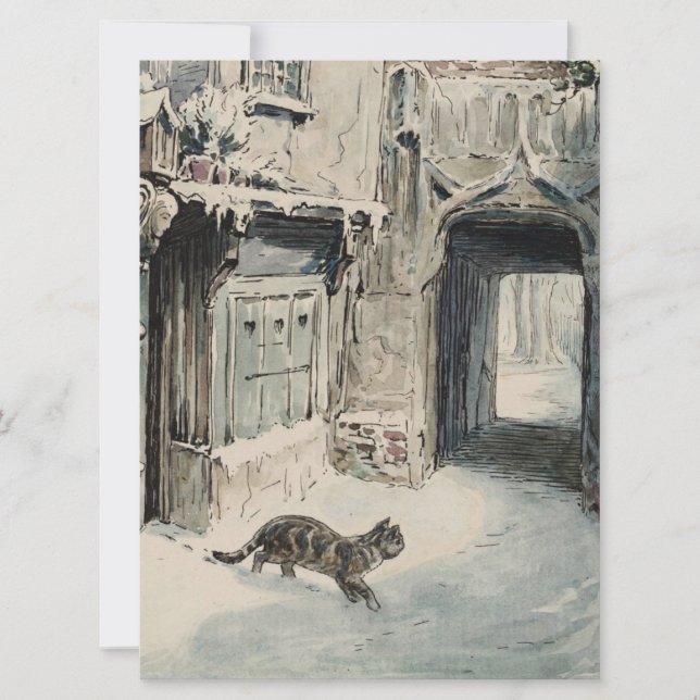 Carte Simpkin le chat sort (par Beatrix Potter) (Devant)