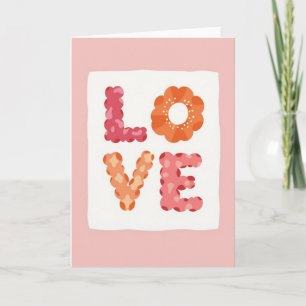 Carte Simple Amour Ponctué