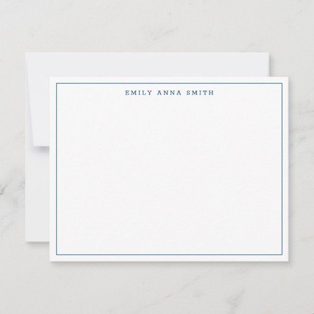 Carte simple Blue Modern Professional (Devant)