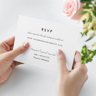 Carte simple de site Web de réponse en ligne en no