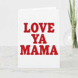 Carte simple et distressée Je t'aime Maman
