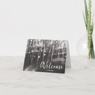 Carte Simple et personnalisé Elégant Bienvenue dans l'éq