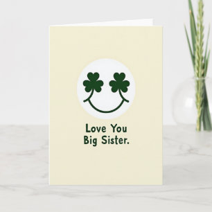 Carte Simple Grande Sœur Je T'Aime