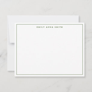 Carte simple Green Modern Professional
