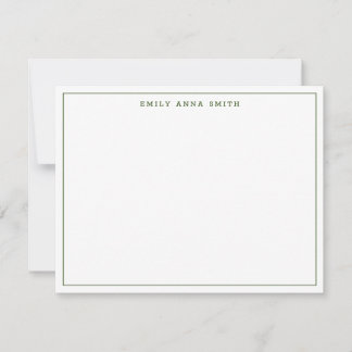 Carte simple Green Modern Professional
