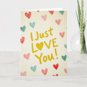 Carte Simple Je T'Aime