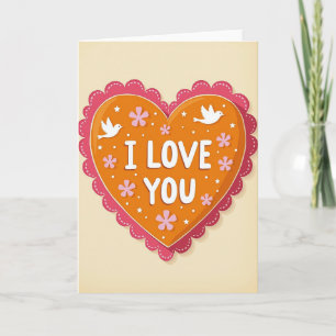 Carte Simple Je T'Aime