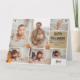 Carte Simple Moderne Joyeux Halloween photo collage de f