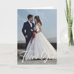 Carte Simple Photo de mariage Ajoutez votre message de r