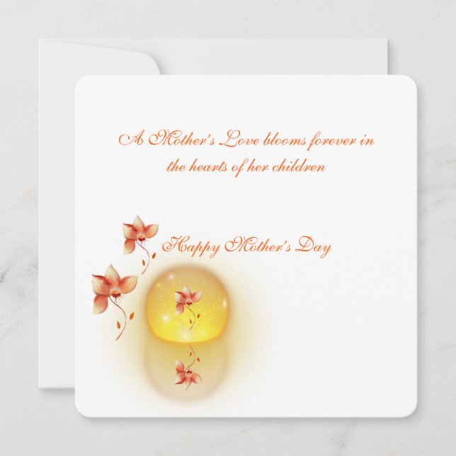 Carte simple pour fêtes annuelles (Devant)