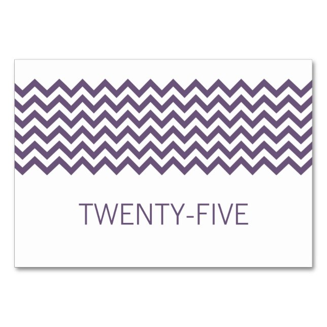 Carte simple Purple Chevron (Devant)