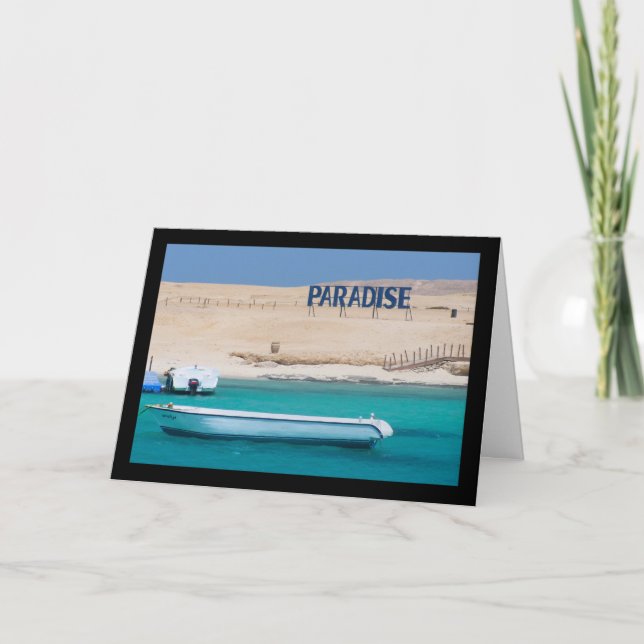 Carte Simplement Paradis (Devant)